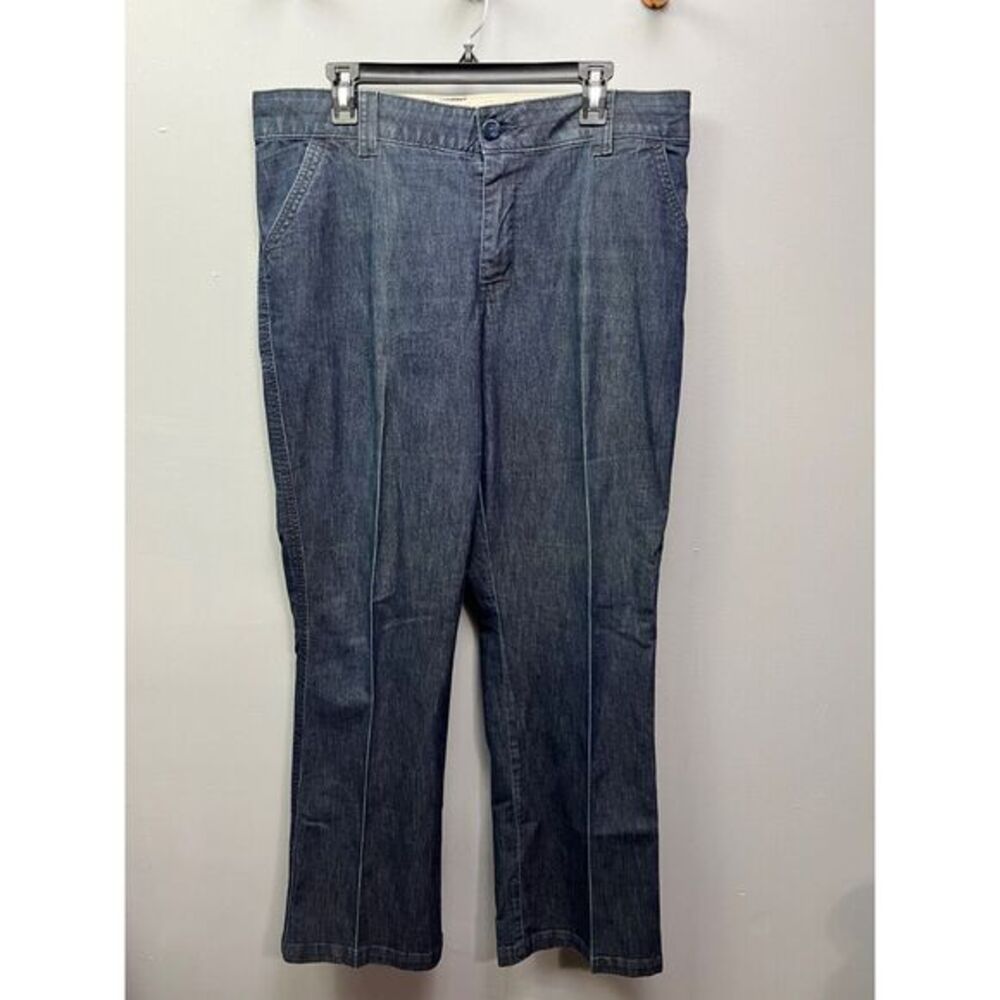 Dickies Pants Womens size 2‎ denim trouser Cotton Blue